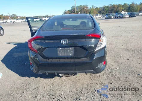 2020 Honda Civic Sport from USA, damaged, VIN 2HGFC2F87LH536634